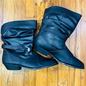 8.5 Short Black Boots